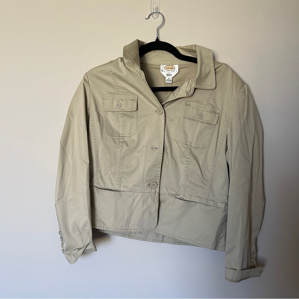 Talbots Petite Khaki Jacket
